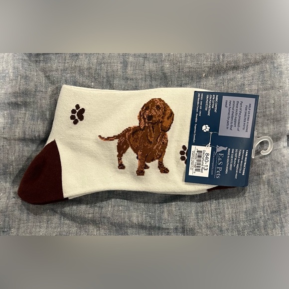 LIFE IS BETTER With A DACHSHUND Socks New! - Picture 5 of 6